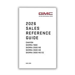 2026 GMC Sales Reference Guide